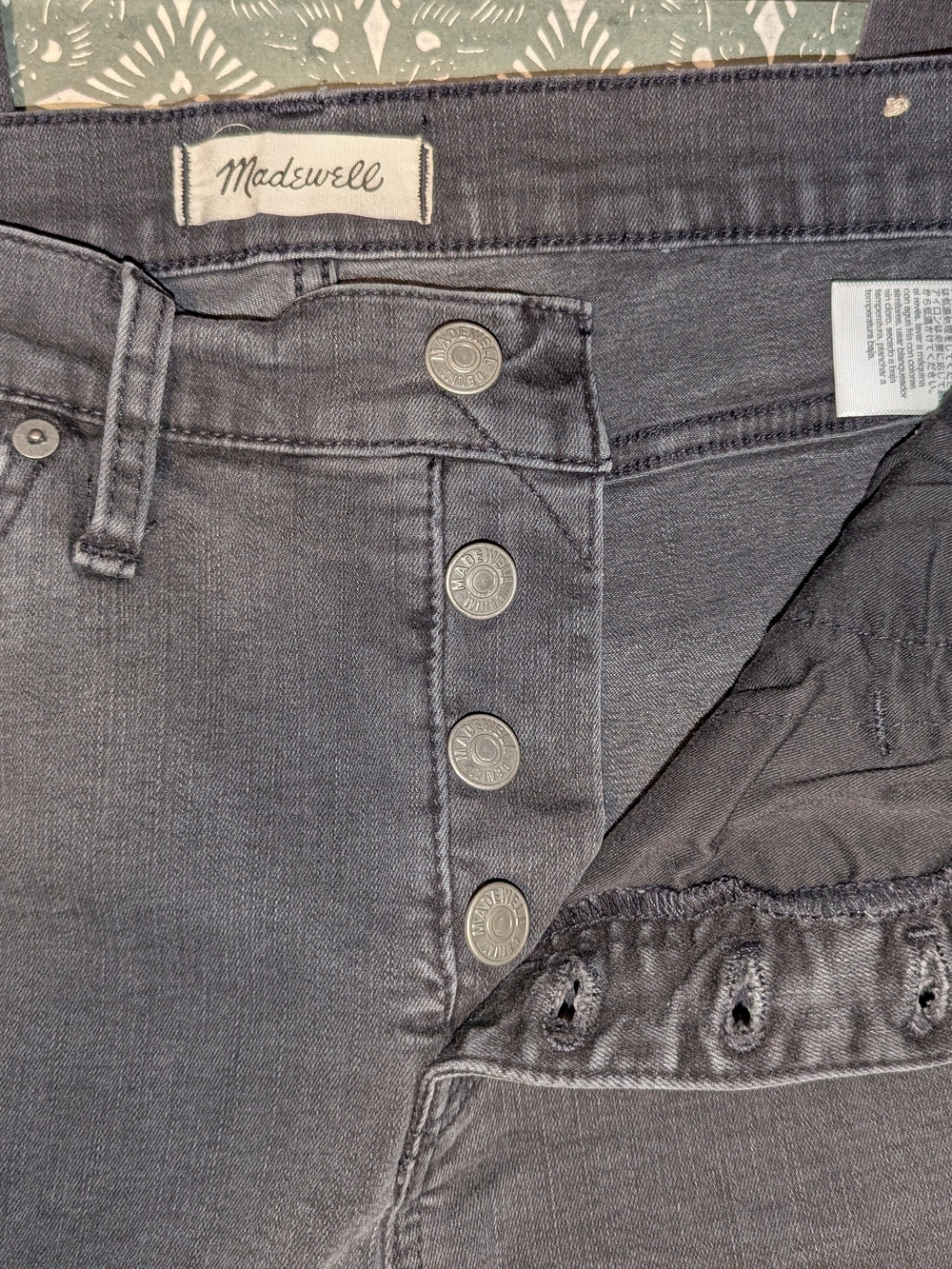 Madewell Women's Mid-Rise Skinny Size 29 Rock Edgy Grunge 2000s